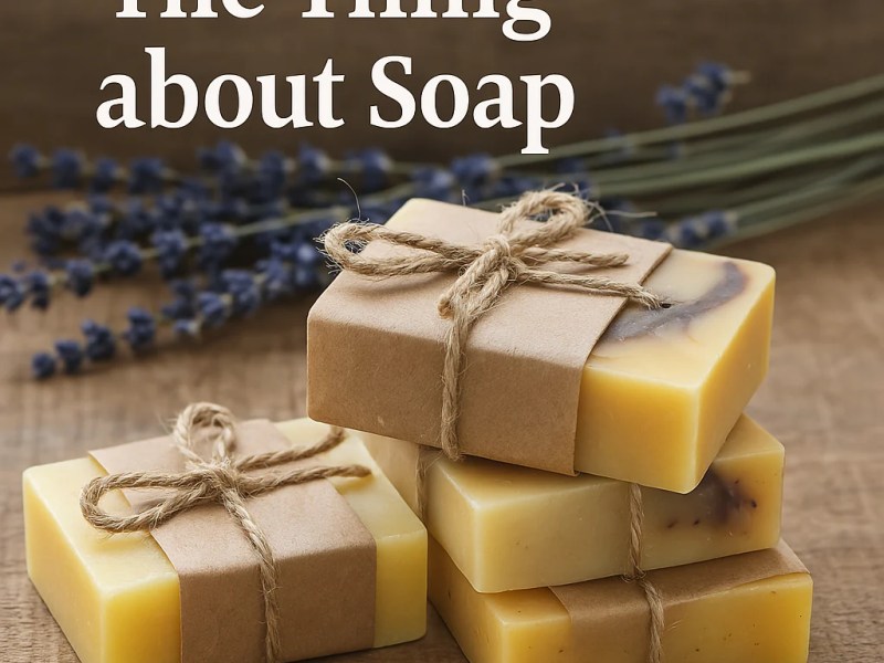 THE THING ABOUT SOAP – And it’s not the&nbsp;bubbles